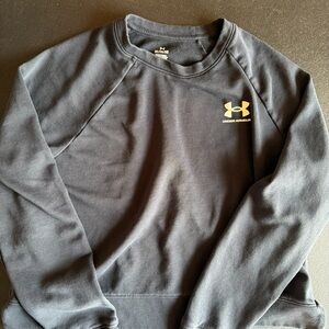 Under Armour Women's Light Black Crewneck Top Cropped